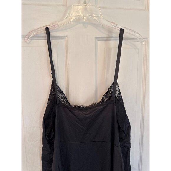 Vintage Unbranded Black Lace Nightgown XL - Picture 5 of 6
